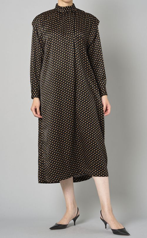 パワーショルダーナローワンピース