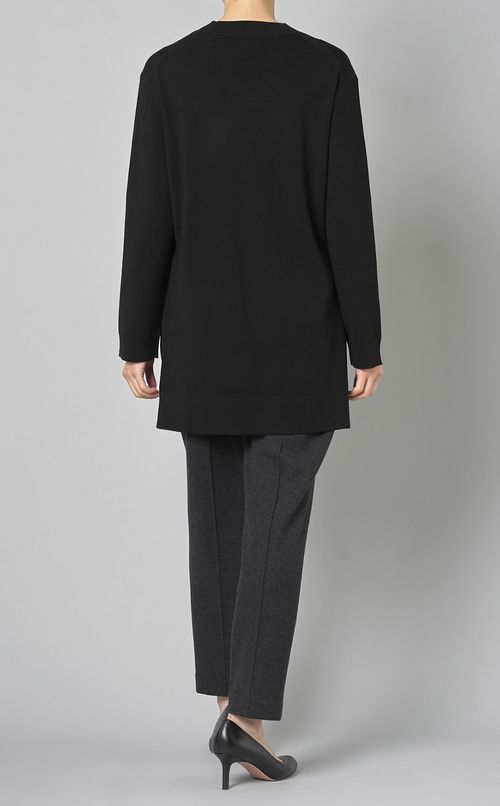 ウールクルーネックニットプルオーバー