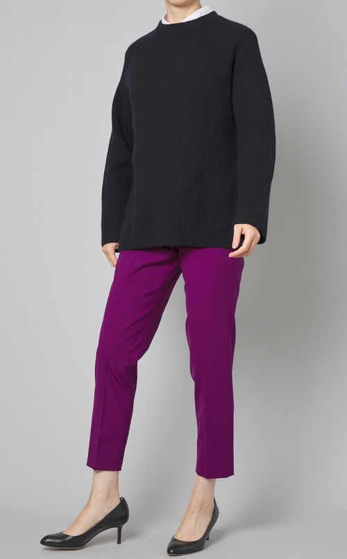 ウールテーパードストレッチパンツ