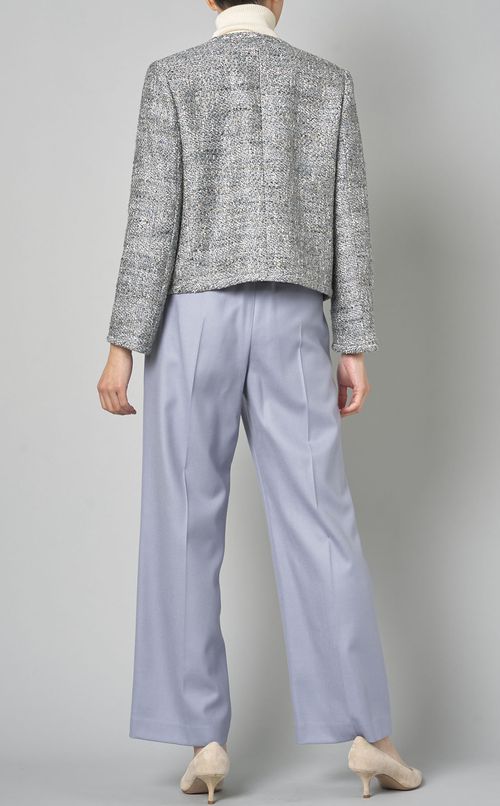 ツイードノーカラージャケット