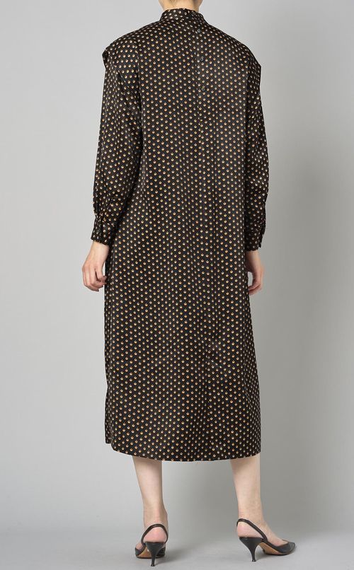 パワーショルダーナローワンピース