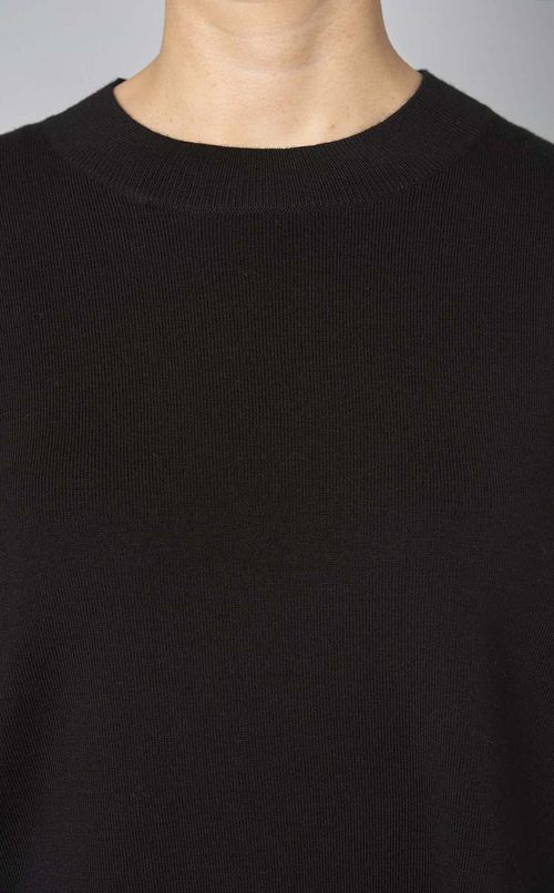 ウールクルーネックニットプルオーバー