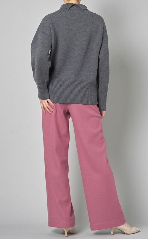 ハイネックニットプルオーバー