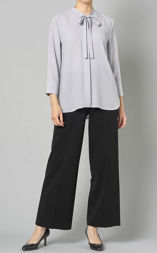 ウールセンタープレスワイドパンツ