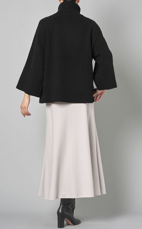 ウールタートルネックニットプルオーバー