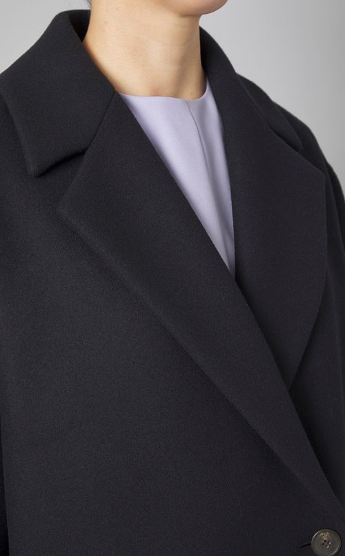 ダブルブレストウールコート