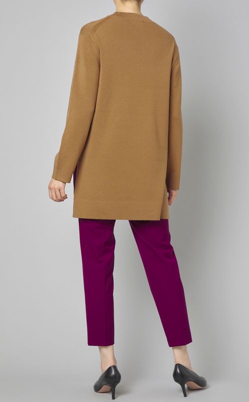 ウールクルーネックニットプルオーバー