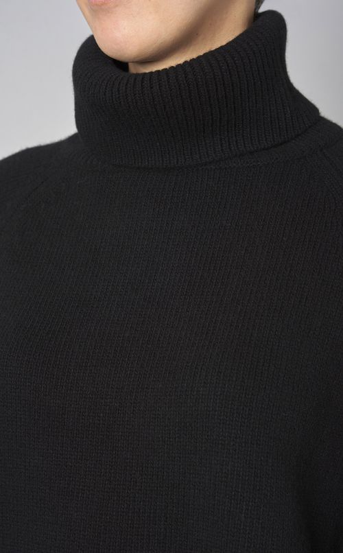 ウールタートルネックニットプルオーバー