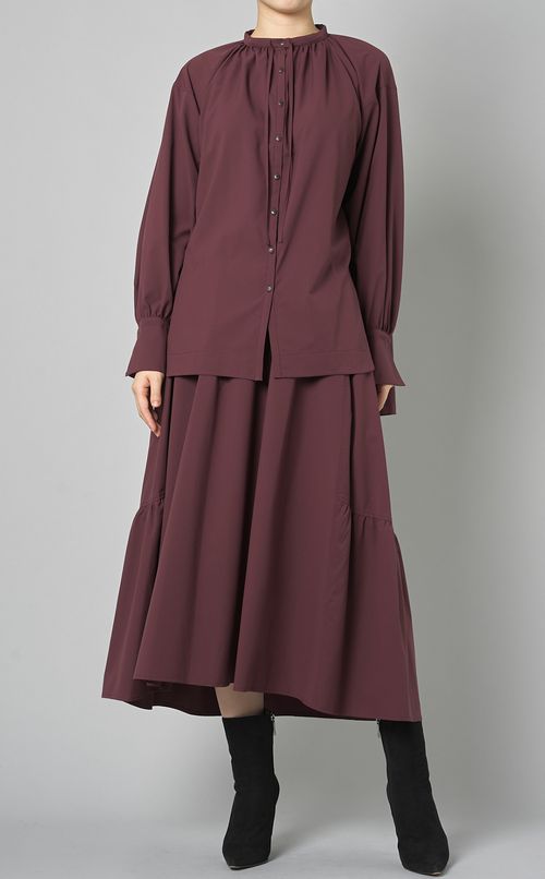 オールウェザーギャザーフレアスカート