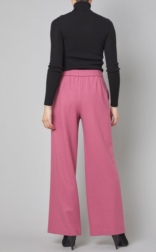 ウールジャージーワイドパンツ