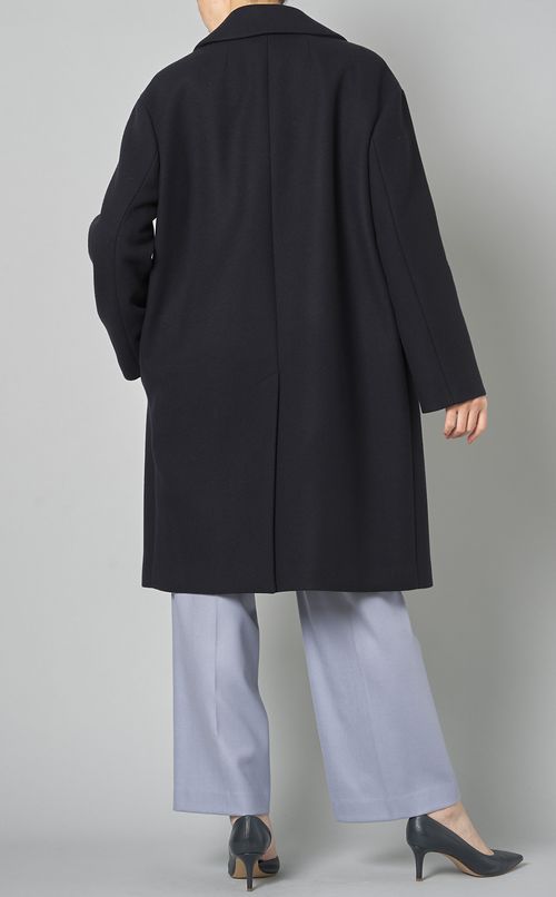 ダブルブレストウールコート