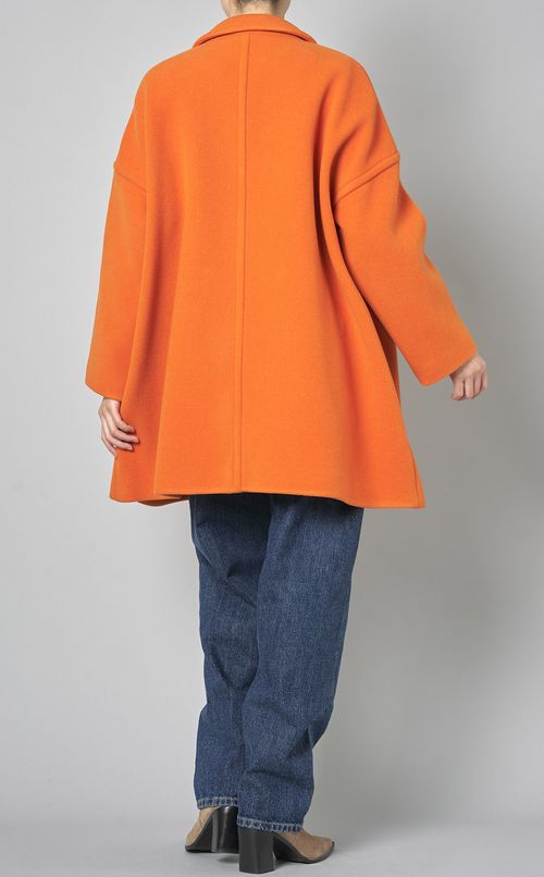 メルトンオーバーサイズコート