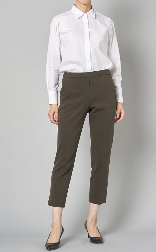 ウールプルオンテーパードパンツ