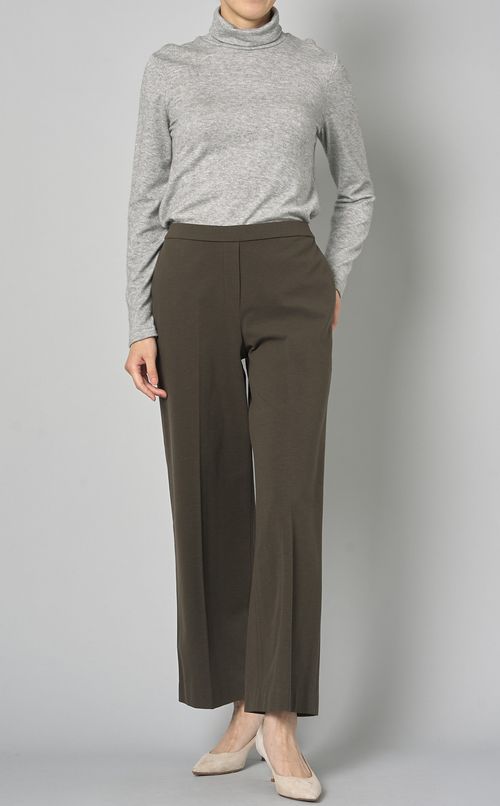 ウールセンタープレスワイドパンツ