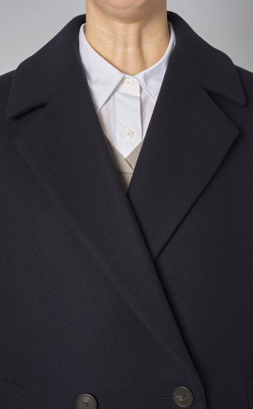 ダブルブレストウールコート