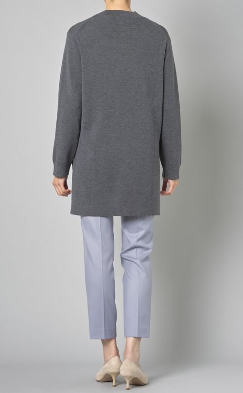 ウールクルーネックニットプルオーバー