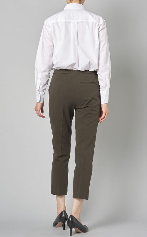 ウールプルオンテーパードパンツ