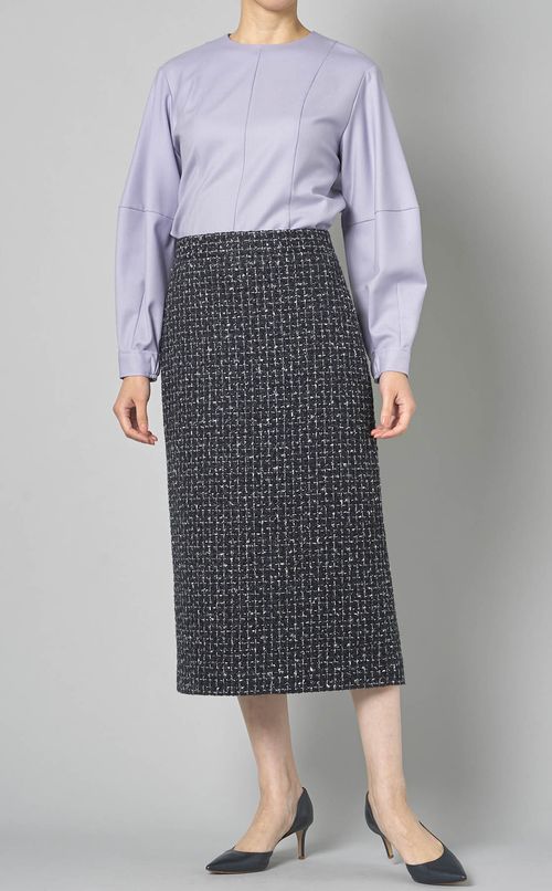 ツイードペンシルスカート
