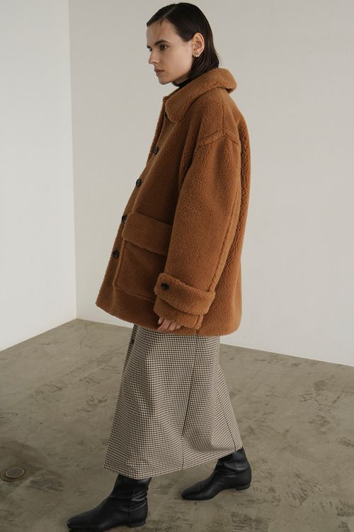 ビッグポケットボアオーバーコート