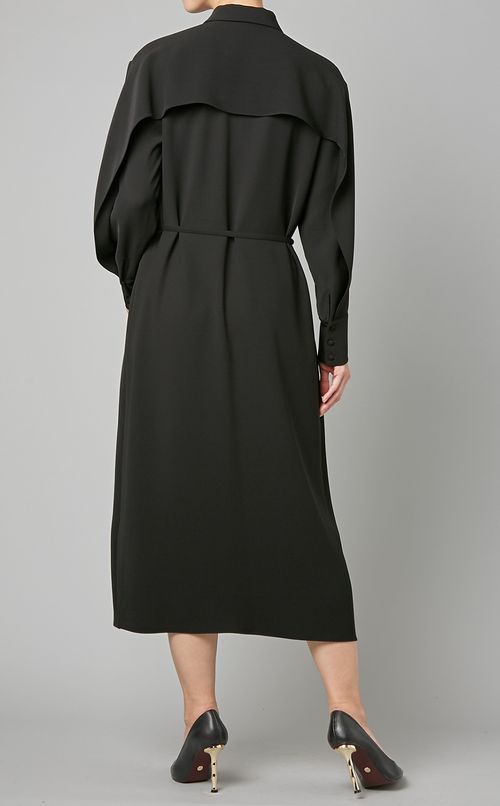 バックヨークロングワンピース