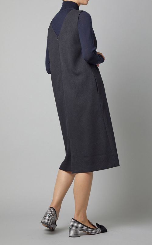 Vネックジャンパースカート