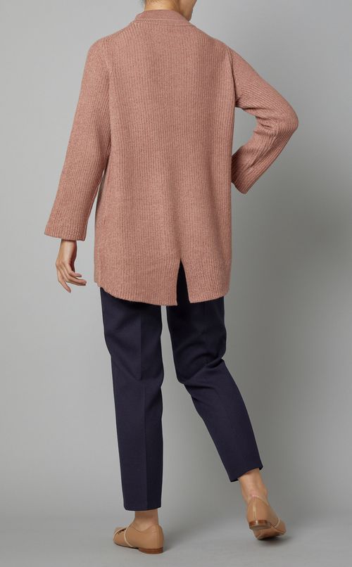 ハイネックチュニックニット