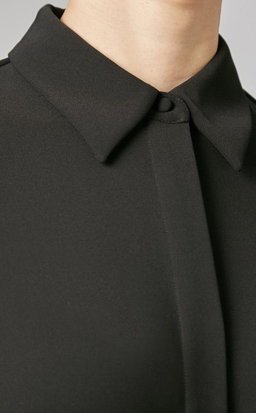 バックヨークロングワンピース