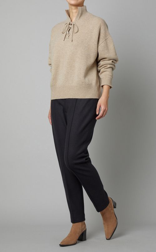 ジャージープルオンストレートパンツ