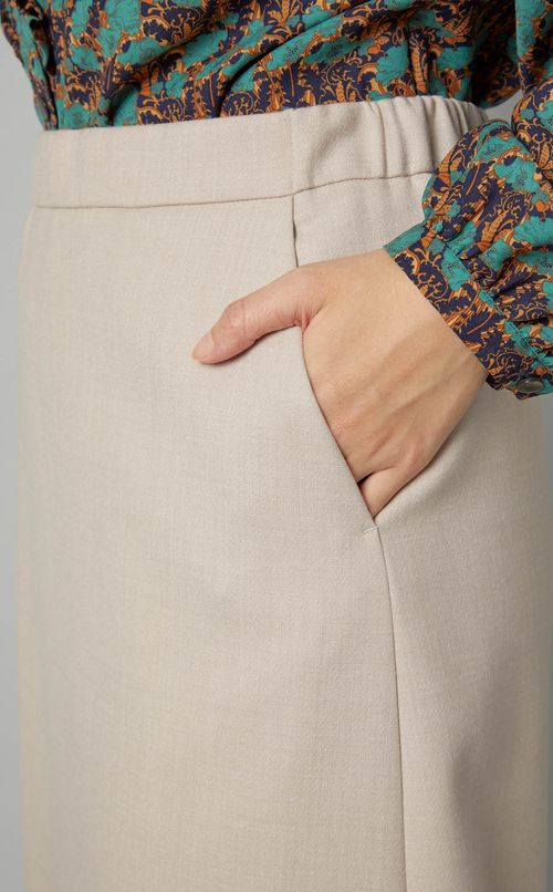 ウールダブルクロススカート