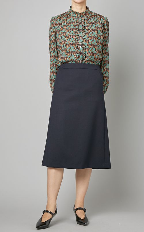 リバティギャザーブラウス