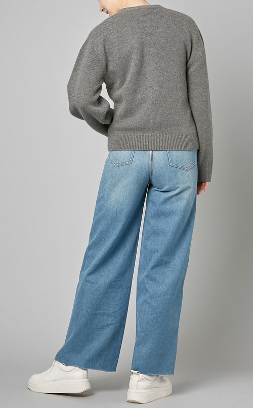 ウールVネックカーディガン