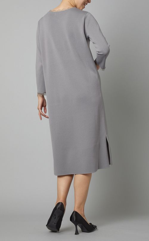 バルキーレーヨンニットワンピース