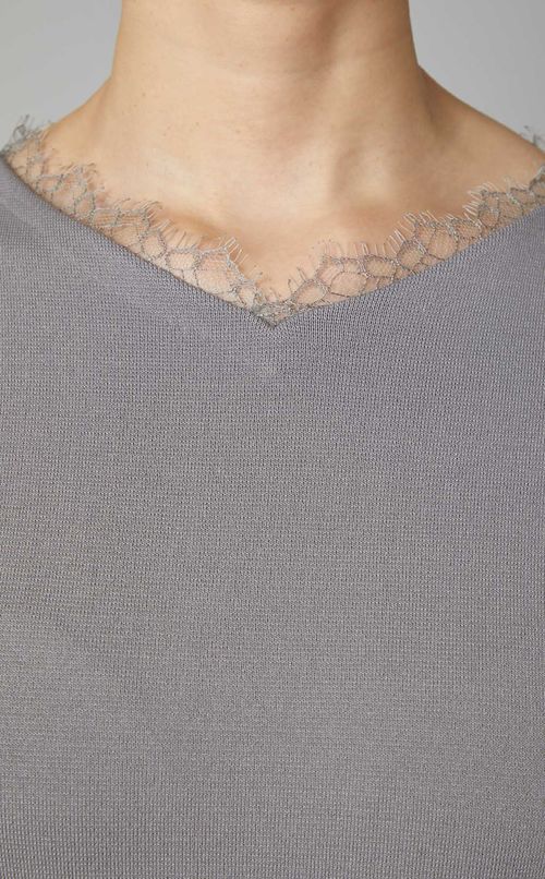 バルキーレーヨンニットワンピース