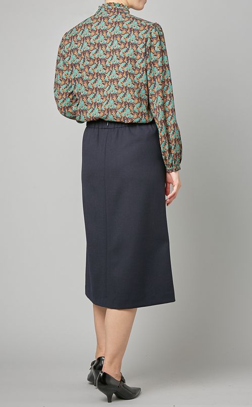 ウールダブルクロススカート