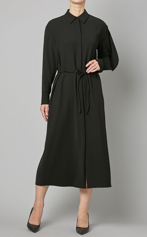 バックヨークロングワンピース