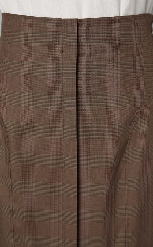 ラッフルヘムコンビマーメイドスカート