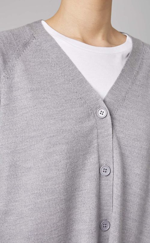 ラグランスリーブAラインカーディガン