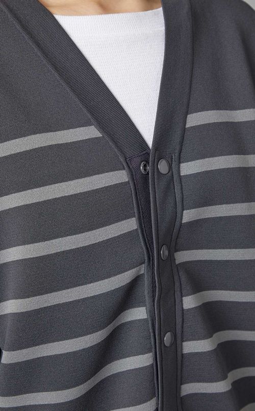 ボーダーワイドカーディガン