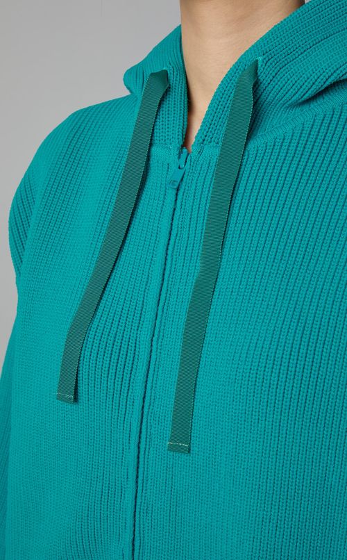 ダブルジップニットパーカー