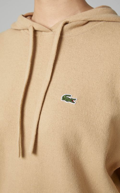 コットン混フーディプルオーバー