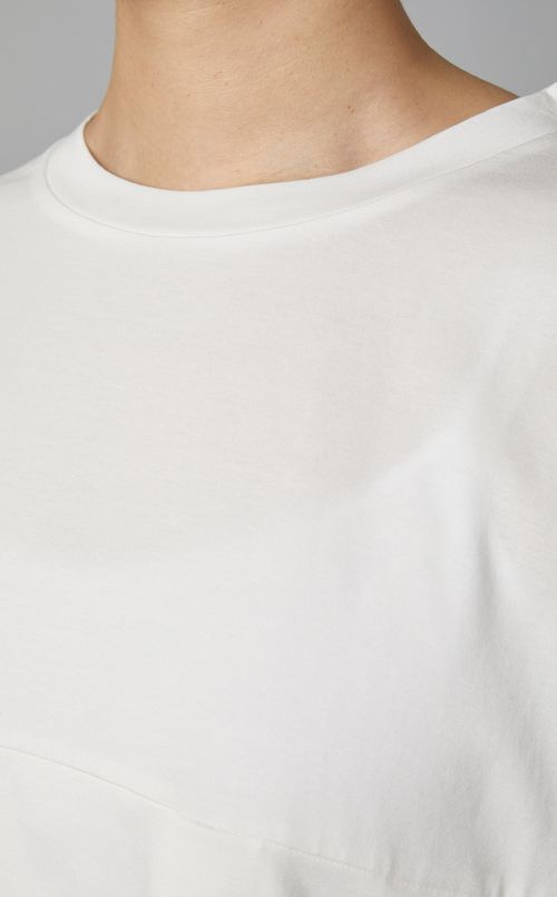 コットンジャージーギャザーカットソー