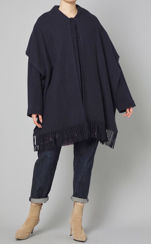 ウールブランケットショートコート