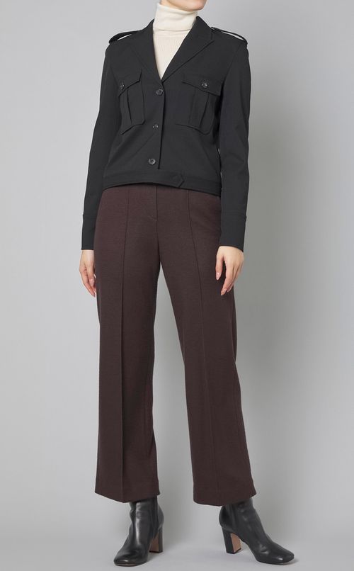 ウールスムースワイドパンツ