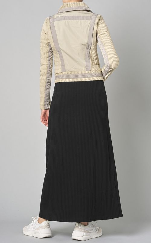 ナイロンシャーリングタイトブルゾン