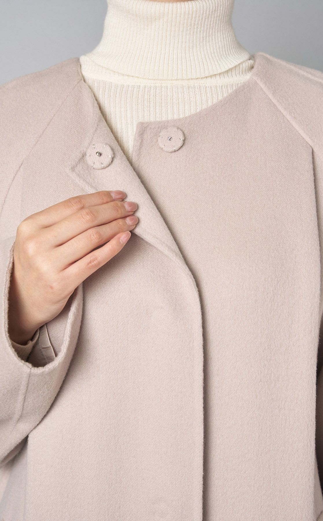 近年✨美品✨アドーア アンゴラミックスリバージャケット カシミヤ ダブルフェイス 近年✨美品✨アドーア アンゴラミックスリバージャケット カシミヤ