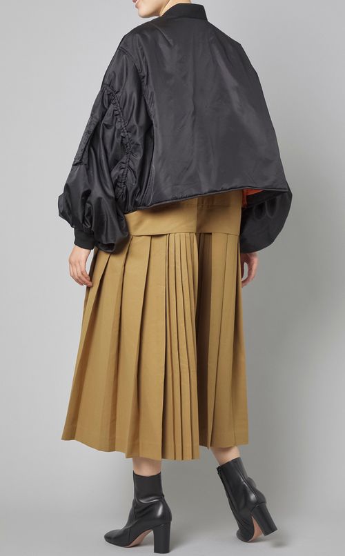 MA-1レイヤードボレロブルゾン