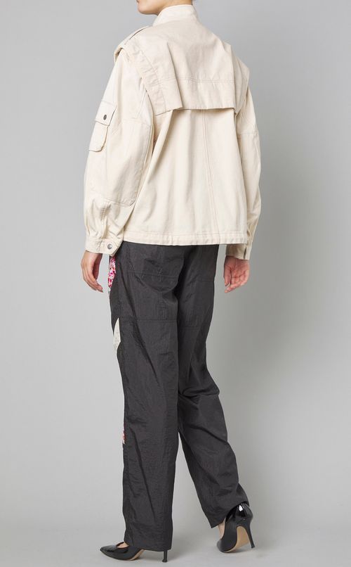 コットン2wayスタンドカラーブルゾン