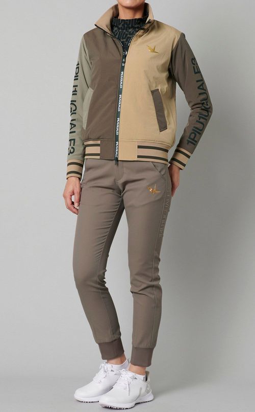 【手洗い可】スリムリブパンツ