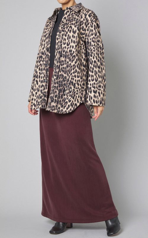 ダブルニットジャージロングスカート