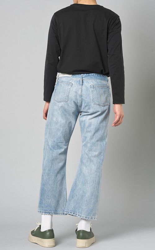 ベルトデザインデニムパンツ